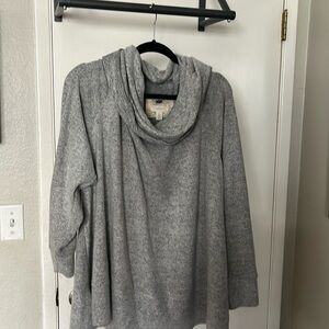 Soft gray sweater